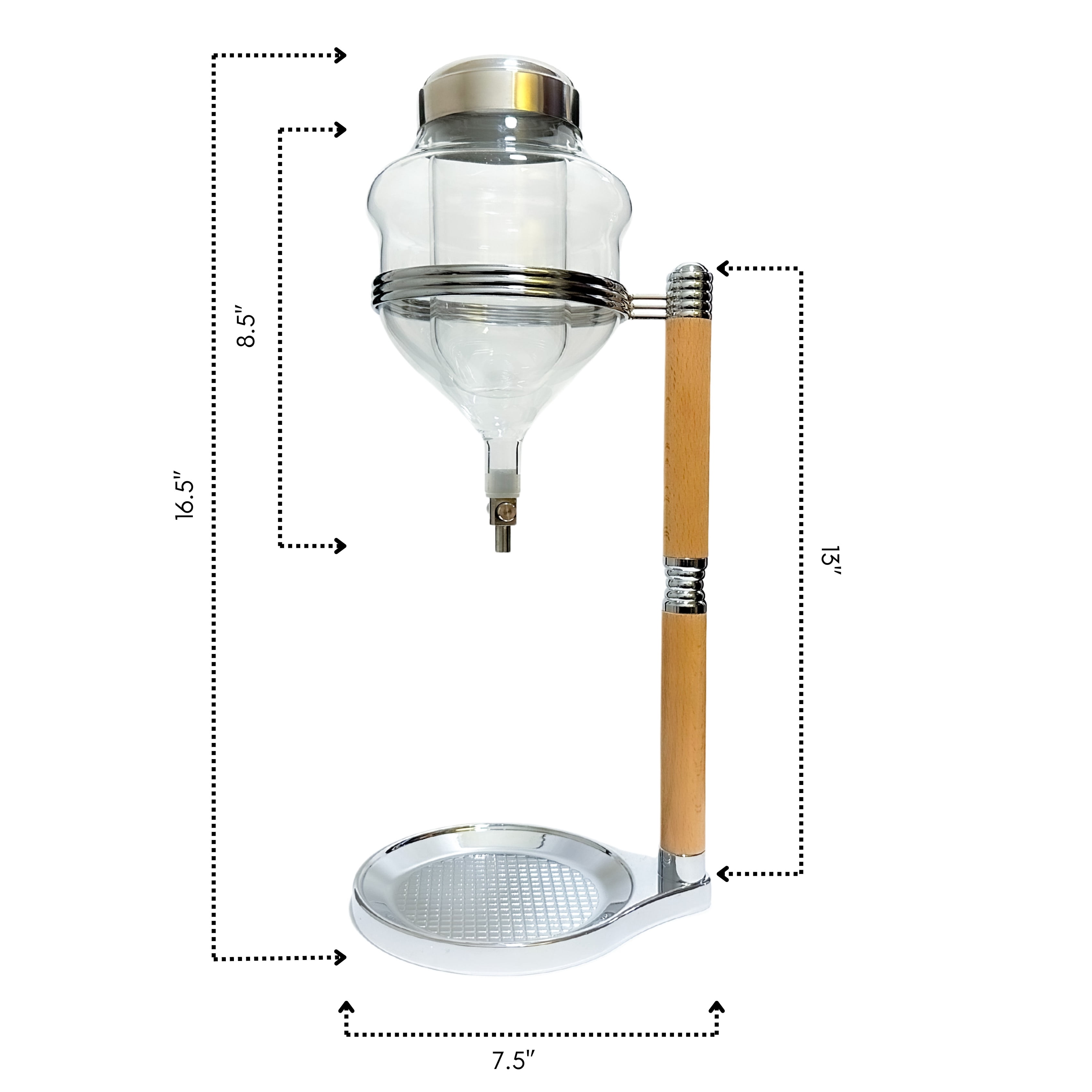 Sake Cooler Nispira Ice Sake Wine Dispenser - Japanese Style Decanter ...