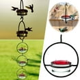 thumbnail image 2 of Utoimkio Clearance Hummingbird Feeder for Outdoor Hanging,Metal Hummingbirds Feeder Hanging Birds Feeder Outdoor Decorations for Garden Yard Patio, 2 of 5