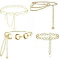 thumbnail image 4 of Cadena de cintura de amor de moda para mujer, elegante cadena de cuerpo de luna de metal, cadena de cintura de suéter de otoño e invierno, 4 of 6