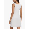 thumbnail image 2 of Mist Azur Women Full Slip for Under Dress Sleeveless Wide Straps Mini Slip Dress Nightgown 3761, 2 of 3