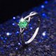 thumbnail image 2 of Rhinestone Mens Anillos Mujeres Anillos de Cristal para Mujeres Anillos Anillos de Plata y Brillante, 2 of 7