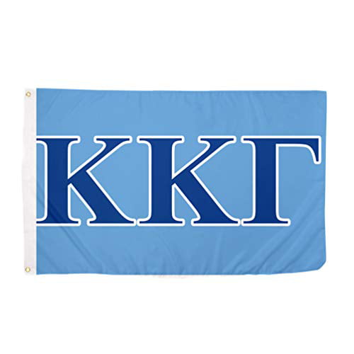 Kappa Kappa Gamma Letter Sorority Greek Banner Large 3 feet x 5 feet Sign Decor KKG - Walmart.com