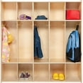 thumbnail image 5 of RRI Goods 5 Section Montessori Coat Locker N Backpack Hanger, School,Daycare Organizer, 5 of 8