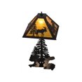 thumbnail image 3 of Meyda Tiffany 151431 Lone Moose 21" Tall Buffet Table Lamp - Bronze, 3 of 6