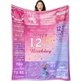 thumbnail image 1 of LHSHID 12 Year Old Boys Gift Ideas Blanket Birthday Gifts for 12 Year Old Boys Gifts for 12 Year Old Boys 12th Birthday Gifts for Boys 12th Birthday Decorations for Boy Teen Throw Blanket 40"x50", 1 of 6