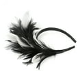 thumbnail image 7 of Uooqdmx Fascinators Hats for Women, Fascinators Hats for Women Tea Party, Feather Headpiece, Fancy Hats for Women Tea Party, Black One Size, 7 of 7