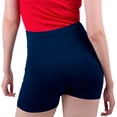 thumbnail image 2 of Short Licra Mujer, Cintura Alta, Azul Marino, Unitalla, Pantalones Cortos, Deportivo, Boxer, Entrenamiento, Biker, 2 of 7