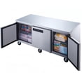 thumbnail image 3 of Cooler Depot 72 inch 19 cu.ft, 36" heigh Commercial Undercounter  Freezer, 3 Solid Doors, Stainless steel exterior, NSF certified., 3 of 12