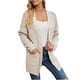 thumbnail image 1 of Chaquetas para mujer, abrigos, cárdigans de punto, abrigo holgado holgado, suéteres gruesos, abrigo, chaqueta de invierno de Color sólido Odeerbi  ODB-5, 1 of 8