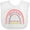 AA-White, variant on Inktastic Handpicked for Earth by My Great Grandpa in Heaven Rainbow Boys or Girls Baby Bib