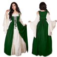 thumbnail image 1 of Women Cosplay Medieval Dress Vintage Performance Pirate Costume Irish Dress For Vacations Holiday Wear, 1 of 5