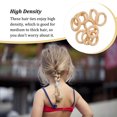 thumbnail image 4 of 20 Pièces Bande de Cheveux Haute Élasticité Extensible Coloré Style Preppy Haute Densité Cheveux Sans Accrocs Corde Scrunchie Accessoires Crevettes Rose, 4 of 8