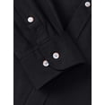 thumbnail image 5 of Youclos Men's Cotton Linen Long Sleeve Button Down Shirt, Casual Regular Fit, 5 of 6