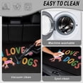 thumbnail image 5 of COEQINE Cargo Liner for SUV, Durable Rear Trunk Liner Heavy Duty Cargo Mat Back Seat Cover Protector Fashion Car Accessories Decor, 29" x 39", I Love Dogs, 5 of 7