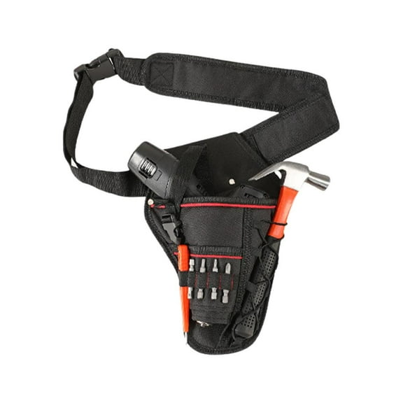 Tool Pouch, Small Tool Pouch Portable Tool Belt Drill Holder, Utility Pouch, Thickened Tool Belt Pouches, Drill Holster For Mechanics, Pliers