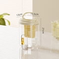 thumbnail image 2 of Refrigerator Cold Water Kettle W/Faucet Fruit Bucket Dispenser Beverage Pitcher, 2 of 12