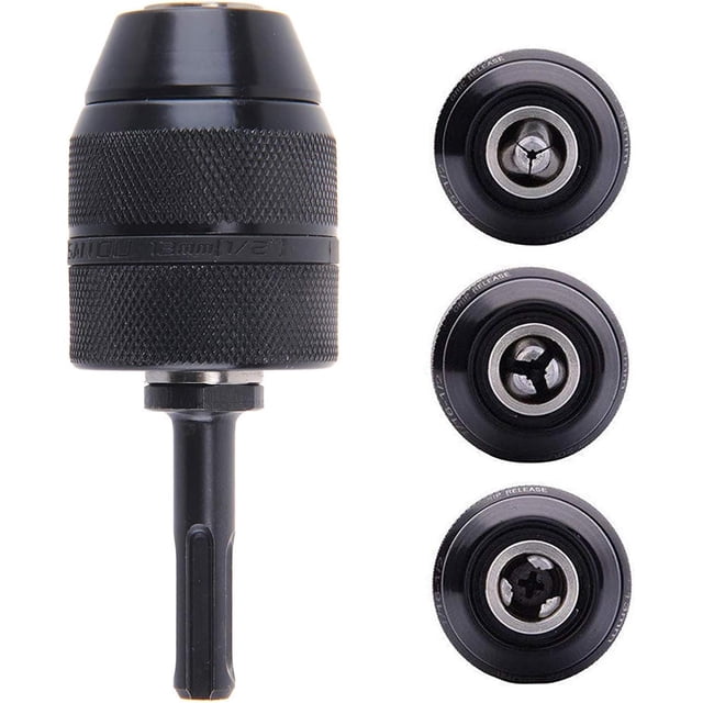 Drill Chuck Transformation Kit, Quick-Change Sds Shank For Electric Hammer, Multiplies Utility Of Cordless Impact Drivers And Wrenches For Professional Projects (Unique Thrust Bearings)