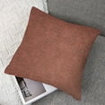 thumbnail image 7 of Acheng Pillow Covers Set of 2 Terracotta Rust Decorative Throw Pillow Covers Square Accent Cushion Case for Couch Sofa Living Room Farmhouse Home Decoration 24x24in, 7 of 7