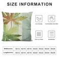 thumbnail image 5 of Qinduosi Blue Green Tropical Pillow Covers of Summer Palm Monstera Leaf Outdoor Decorative Throw Pillows Farmhouse Botanical Pillowcases Cushion Case Decor for Home Sofa Couch Bed White, 5 of 5