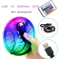 thumbnail image 1 of Tira de luces LED 5050 RGB iluminación Interior ajustable con cambio Wdftyju de Color DIY para fiesta 110M, 1 of 7