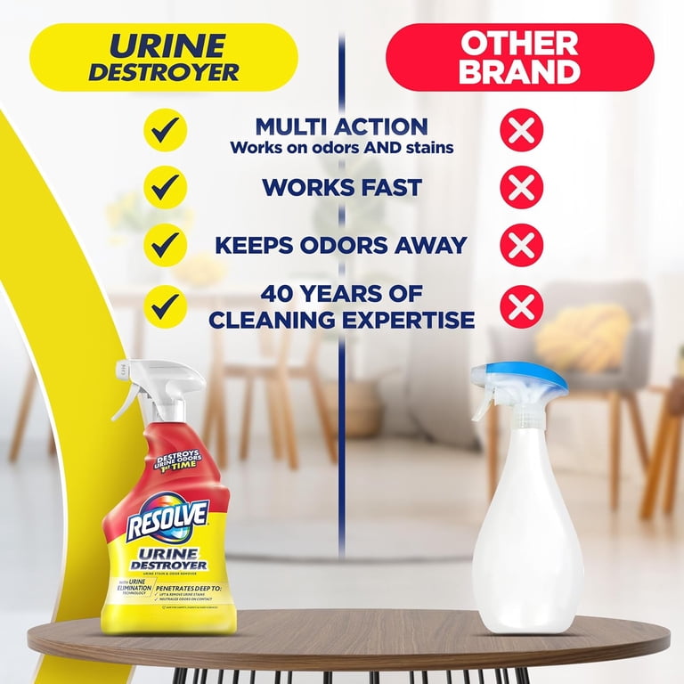Resolve Urine Destroyer Carpet Cleaner Spray, 32oz photo 6
