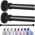 thumbnail image 1 of Closet Rods for Hanging Clothes to es Adjustable Heavy Duty Closet Rod Easy to Install Closet Poles for Hanging Clothes Wardrobes Laundry Perfect for Closet Organizer, 1 of 6