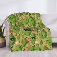 thumbnail image 4 of Throw Blanket for Couch, Cute Love Durian Super Soft Fuzzy Comfy Warm Throw Blanket, Cuteness Lightweight Cozy Plush Flannel Blanket & Throws for Sofa and Bed All Season, 4 of 5