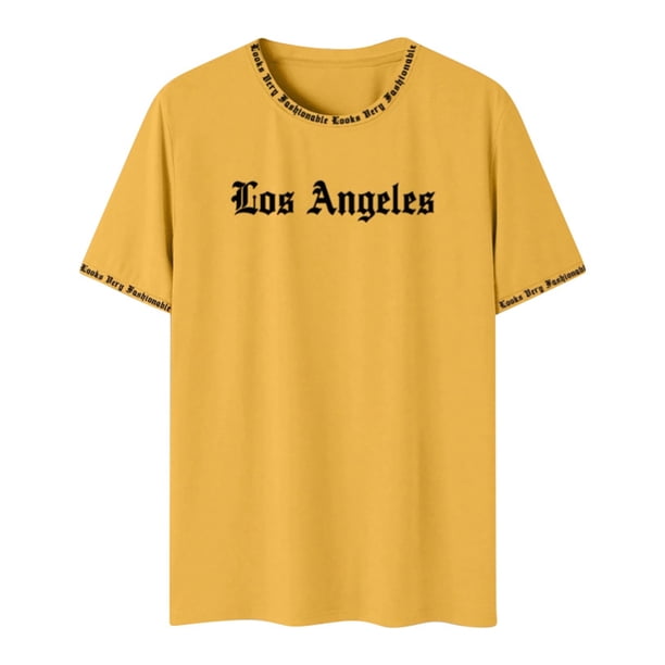 Playeras Deportivas Camiseta De Manga Corta Para Hombre Camisetas Casuales Sólidas Para Vacaciones Tops