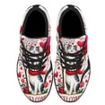 thumbnail image 2 of Cat Happy Valentine's Day Shoes Sneakers Black Size 9.5, 2 of 7