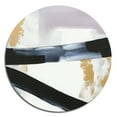 thumbnail image 2 of Designart "Marble Eruption in Black II" Abstract Marble Round Metal Art, 2 of 5