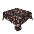 thumbnail image 2 of Wukai Coffee Bean Waterproof Tablecloth for Kitchen Dining, Fits Square Tables for 2-4 Seats -54"x54", 2 of 7