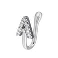 thumbnail image 3 of Clip On Nose Rings For Women Non-Pierced Nose Hoop Ring Adjust Nose Cuff, 3 of 9