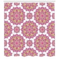 thumbnail image 3 of Ambesonne Purple Mandala Shower Curtain, Lotus Essence, 69"Wx84"L, Lime Green Fuchsia, 3 of 3