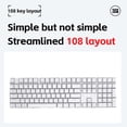 thumbnail image 4 of Mechanical Keyboard, USB C Wired BT 5.1 2.4Ghz Wireless Mechanical Keyboard Blue Switch  for PC Laptop, 4 of 7