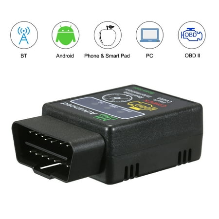 Car Best OBD OBDⅡ Scanner Tool Detector with BT Connection for IOS Android Windows (Best Windows Diagnostic Tool)
