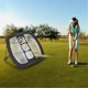 thumbnail image 3 of Filet d'entraînement de golf professionnel portable pour débutants (noir et blanc), 3 of 4
