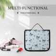 thumbnail image 4 of Kuromi And My Melody Hanging Travel Toiletry Bag Makeup Cosmetic Bag Organizer for Women Girls, 4 of 7