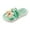 Green, variant on Otqutp Cute Toddler Girls Shoes Girl's Soft House Slippers Cozy Open Toe Home Shoes Comfy Summer Indoor Outdoor Slip On Breathable