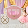 4 ft. 6 in. Pink Provincial Princess Carriage Standee