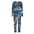 thumbnail image 5 of Halloween Halloween Pajama Set for Women Plus Size Cute,Halloween Family Long Sleeve Family Matching Set 2pcs Soft Elastic Waist Sets,Family Halloween Pajamas Set, 5 of 7