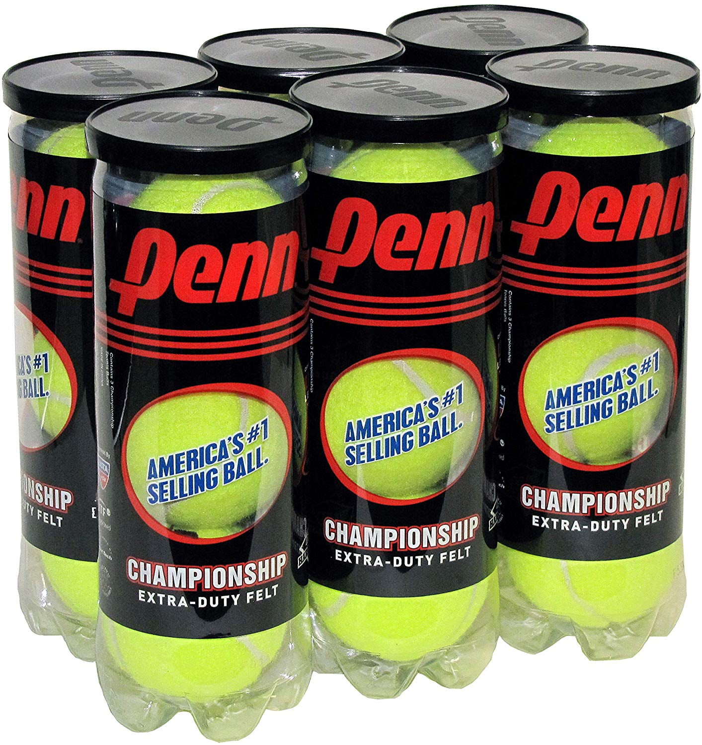 Penn Championship Extra Duty Tennis Balls- case of 60 pcs free shipment 
