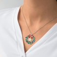 thumbnail image 2 of Collar de Navidad para mujer, colgante de corona navideña, regalos de joyería para las fiestas, regalos de joyería de Año Nuevo para mujeres y adolescentes, 2 of 5