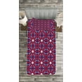 thumbnail image 3 of Ambesonne Orient Quilted Bedspread Set 2 Pcs, Moroccan Oriental Old, Twin Size, Indigo Red White, 3 of 3
