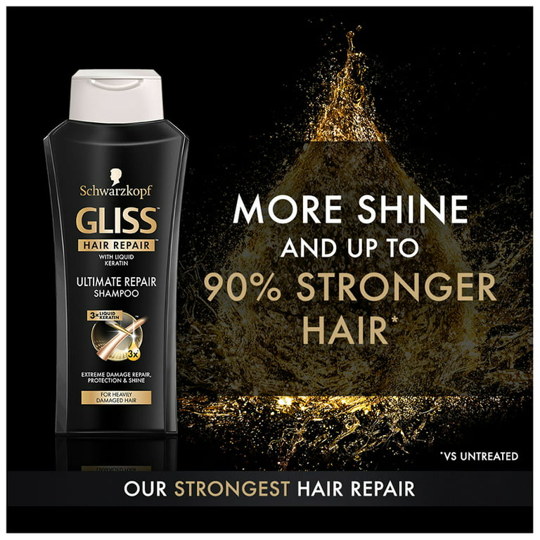 Gliss Hair Repair Shampoo, Repair, Ounce Walmart.com