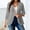 Dark Gray, variant on Plus Size Women Casual Lightweight Open Front Cardigans Soft Casual Draped Duster Sweaters 3/4 Sleeve Cardigan (2XL-5XL)