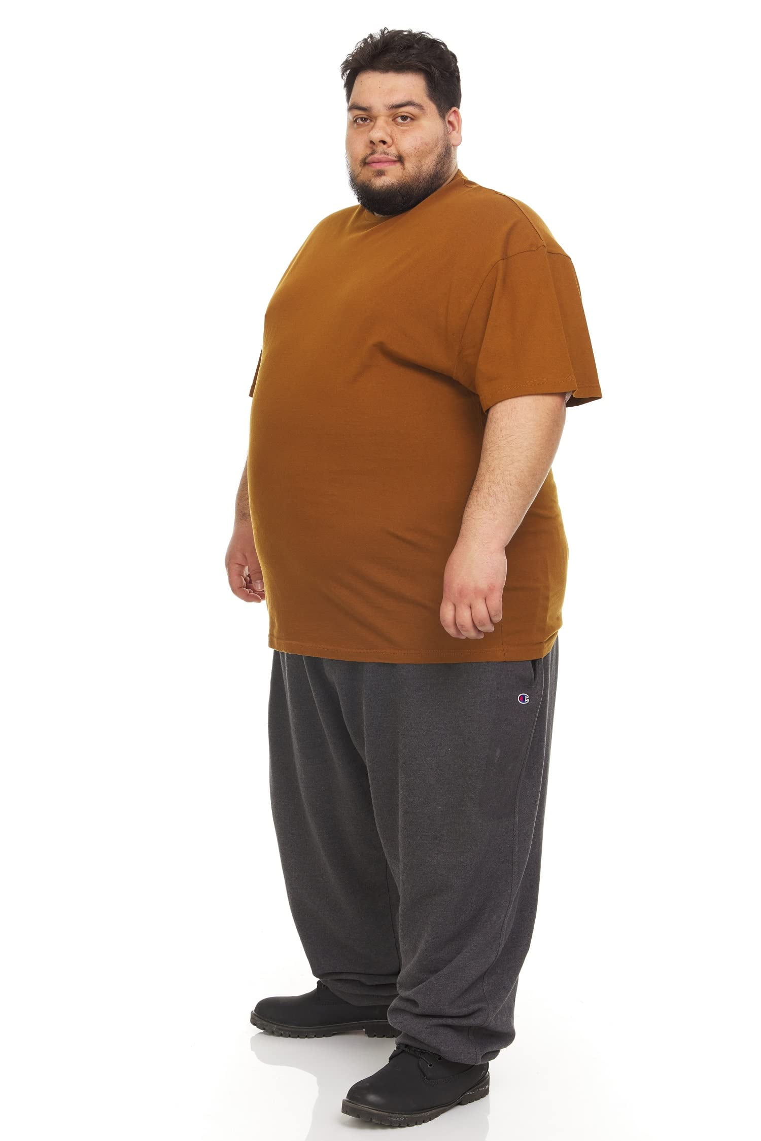 BILLIONHATS Wholesale Bulk 12 Pack Men's Cotton T-Shirt Tees, Big & Tall Plus Size Short Sleeve Lightweight T-Shirts, Size 3X-Large
