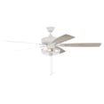 thumbnail image 4 of S101W5-60WWOK Craftmade Lighting Super Pro 101 Series - 60 Inch 5 Blade Ceiling Fan with Bowl Light Kit, 4 of 16
