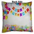 thumbnail image 2 of PKQWTM Birthday Party Reversible Mermaid Cushion Cover Home Decor Sequin Pillow Case Size 20x20 inches, 2 of 2