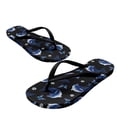 thumbnail image 2 of Chririnla Women's Dolphin Floral Flip Flops Lightweight Soft Footbed Beach Thong Sandals with Arch Support Quick Dry Non-Slip Bathroom Shower Shoes, 2 of 7