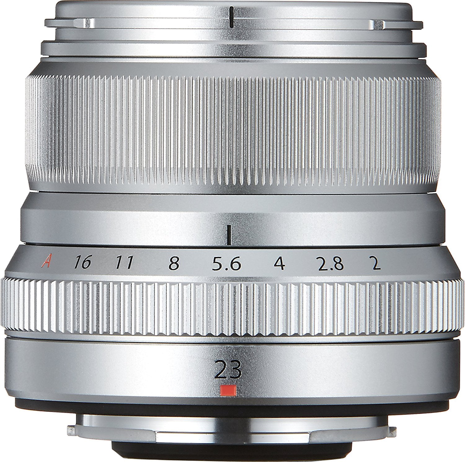 Fujifilm XF23mm F2 R WR Lens - Silver, Fast AF, Weather Resistant